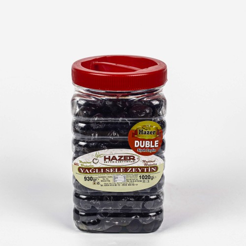 Hazer Yağlı Sele Zeytin Duble 1kg.