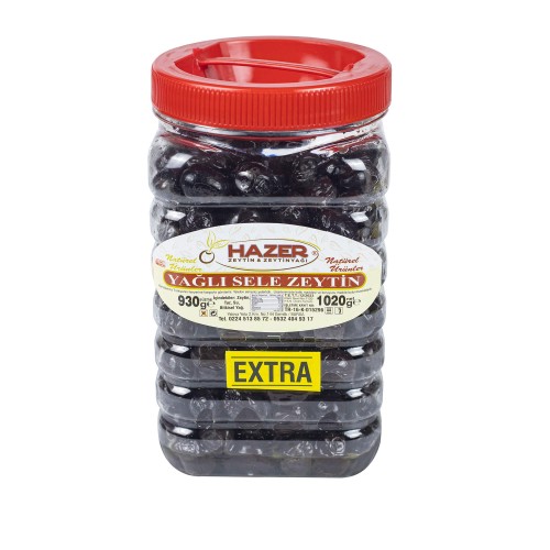 Hazer Yağlı Sele Zeytin Extra 1kg.