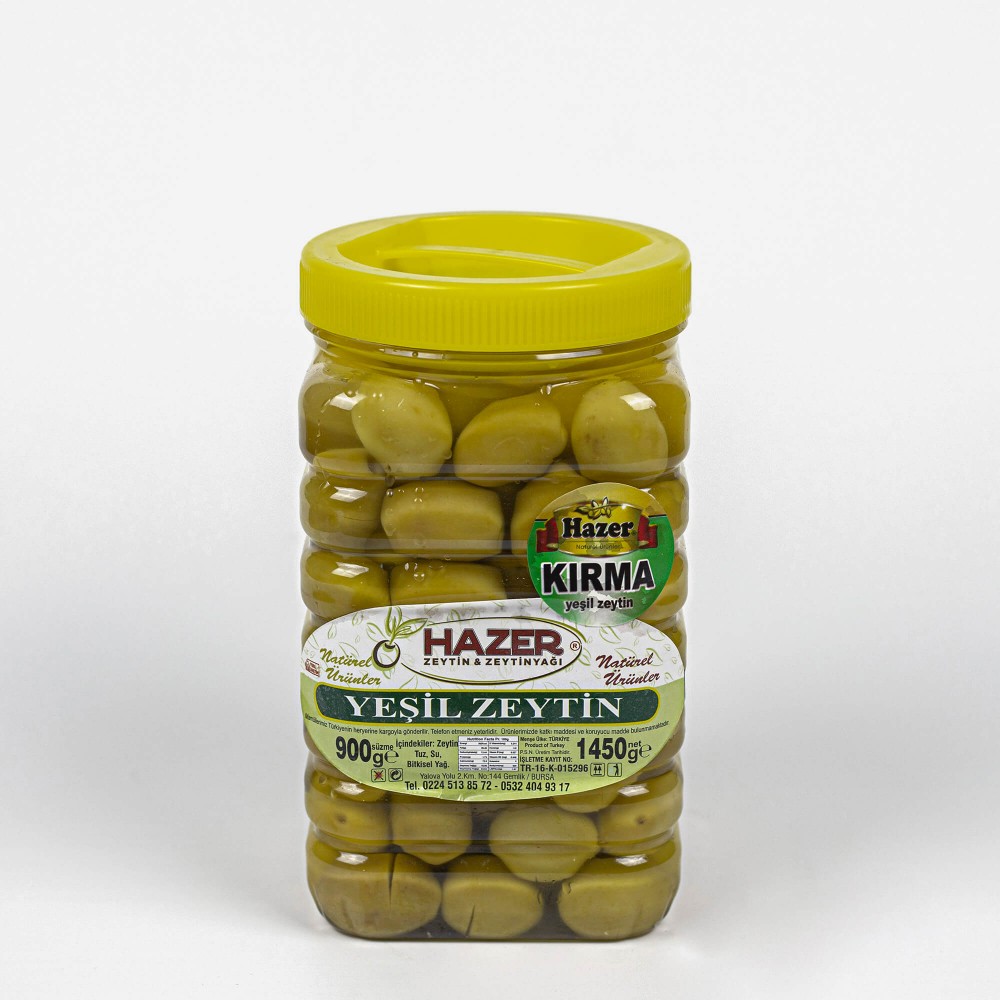 Hazer Kırma Yeşil Zeytin 1 kg.