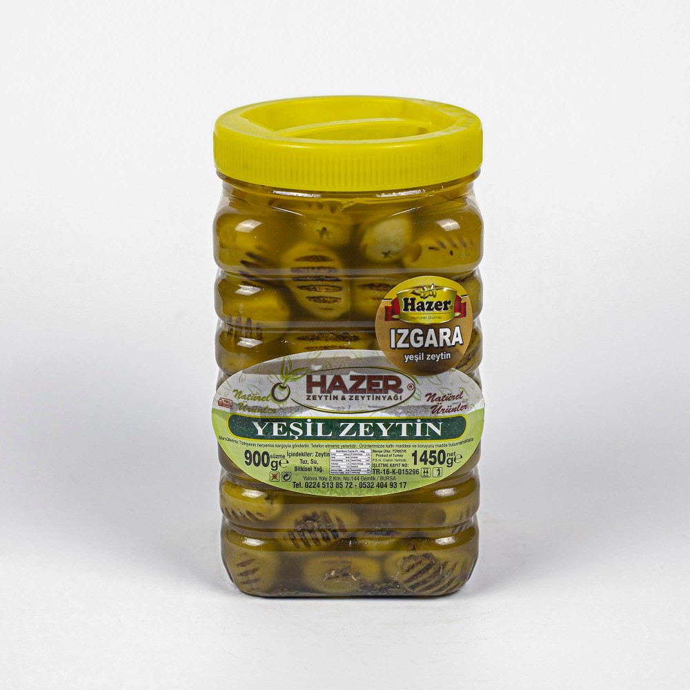 Hazer Izgara Yeşil Zeytin 1 kg.