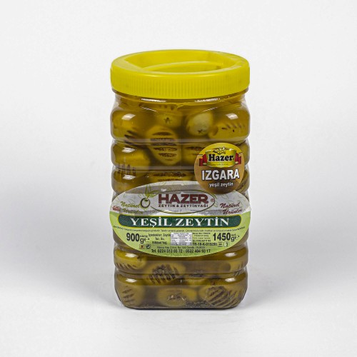 Hazer Izgara Yeşil Zeytin 1 kg.